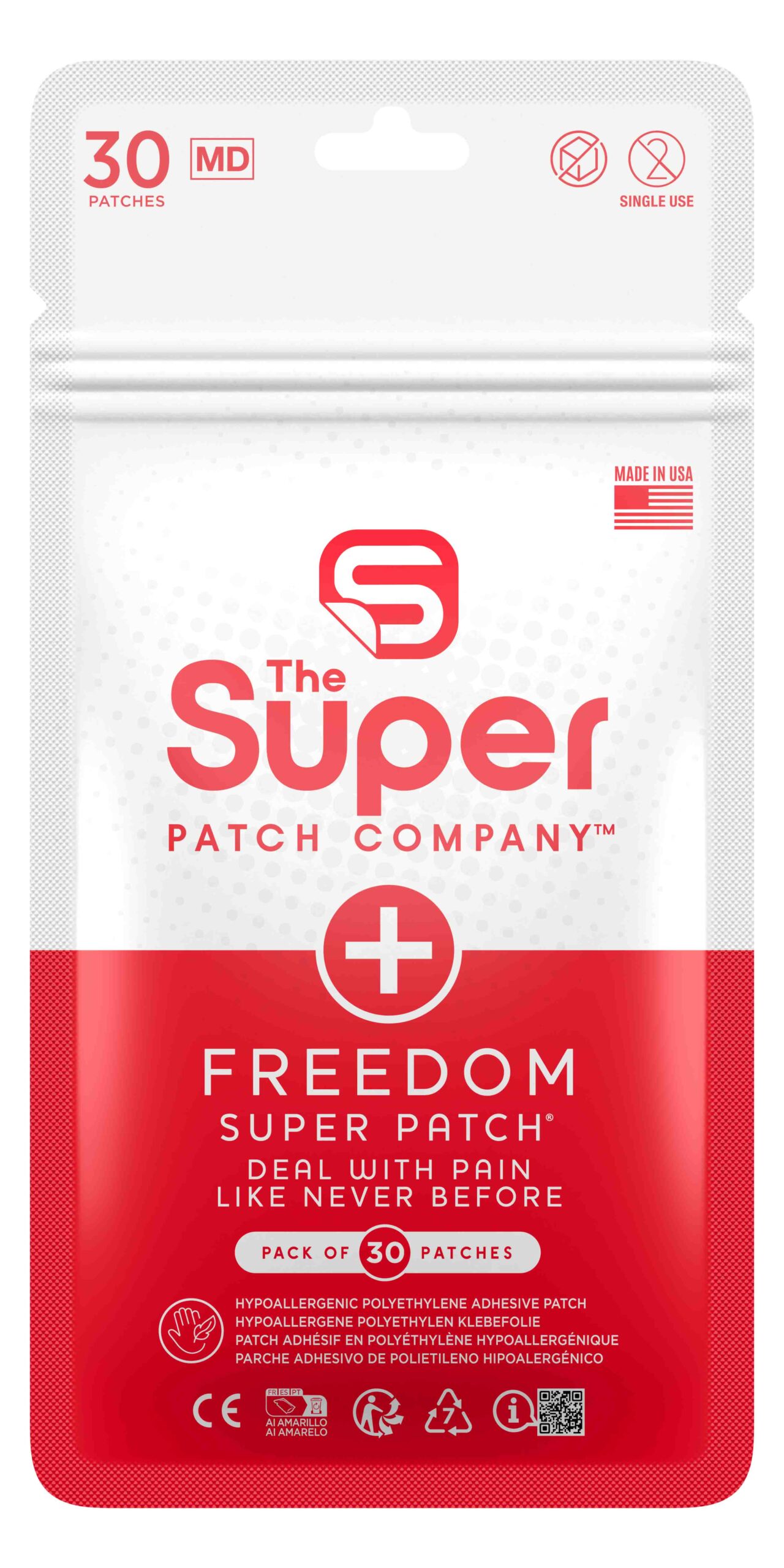 super-patch-packung-freedom Freedom Super Patch Wellnesspflaster zur Schmerzbewältigung