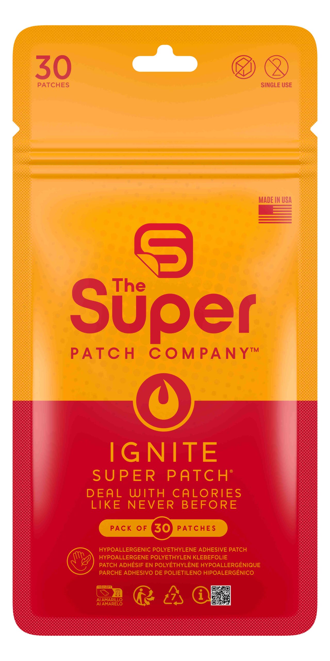 Ignite Super Patch Wellnesspflaster zur Unterstützung des Stoffwechsels