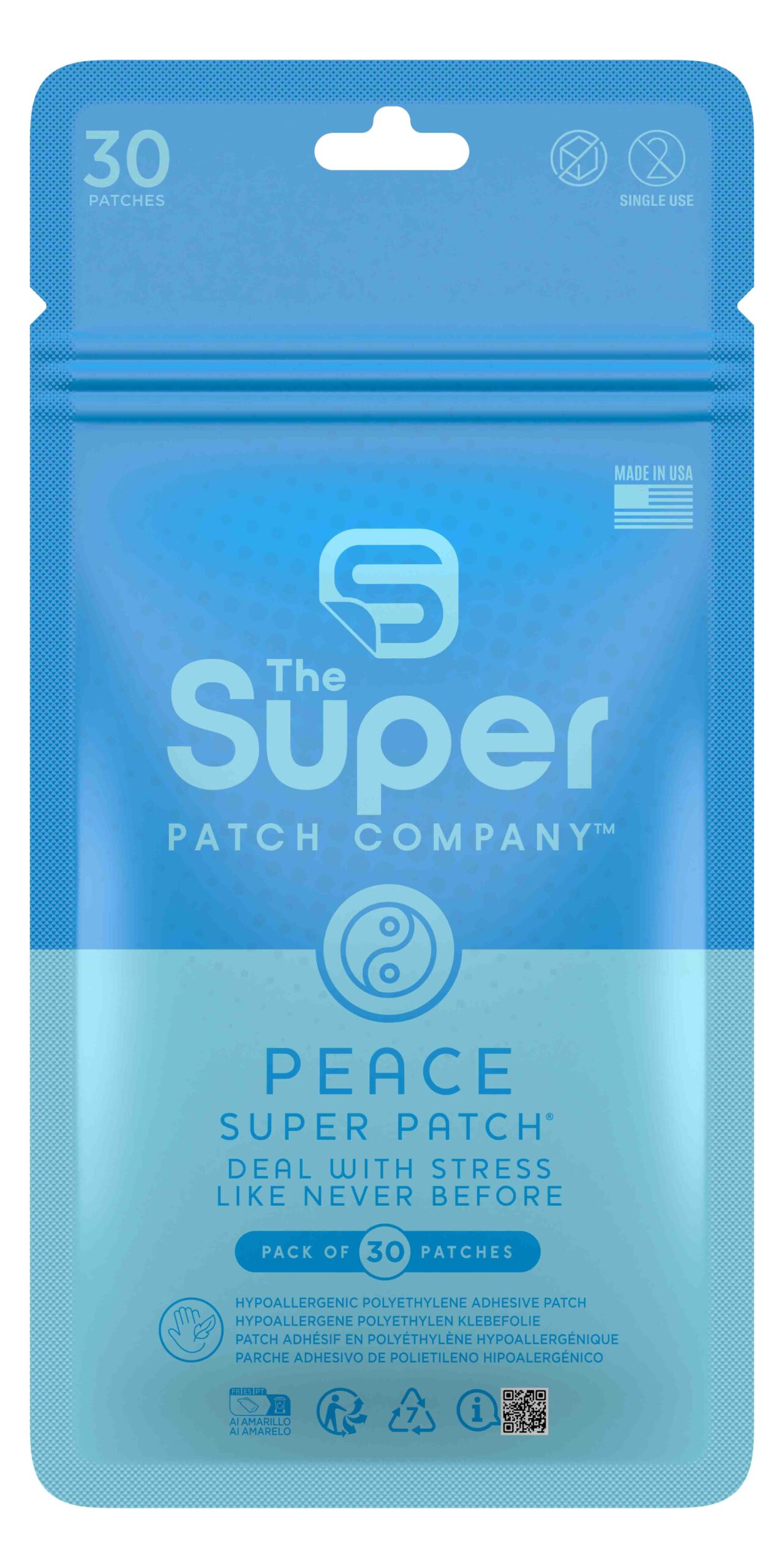 Peace Super Patch Wellnesspflaster für Stressbewältigung und Ruhe